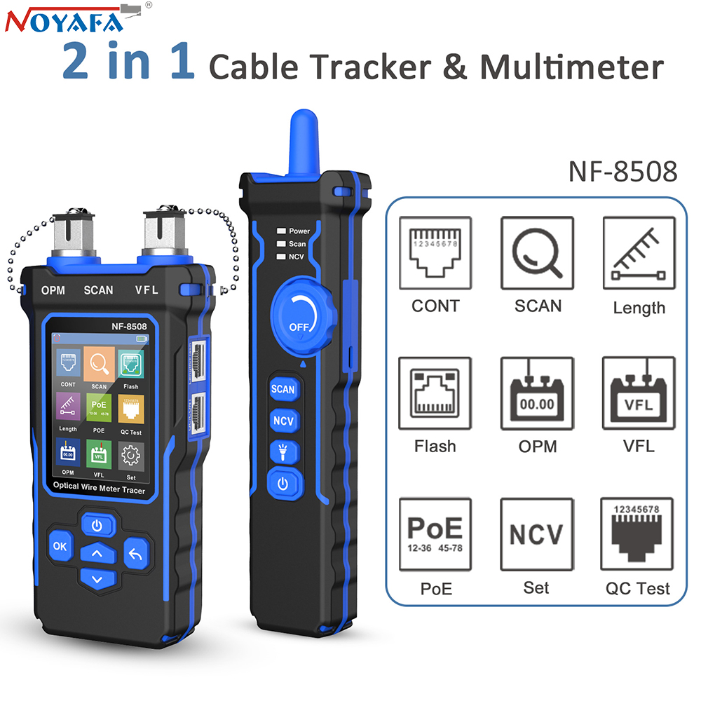 Power Supply Tester - NOYAFA NF-8508 شبكة كابل تستر LAN