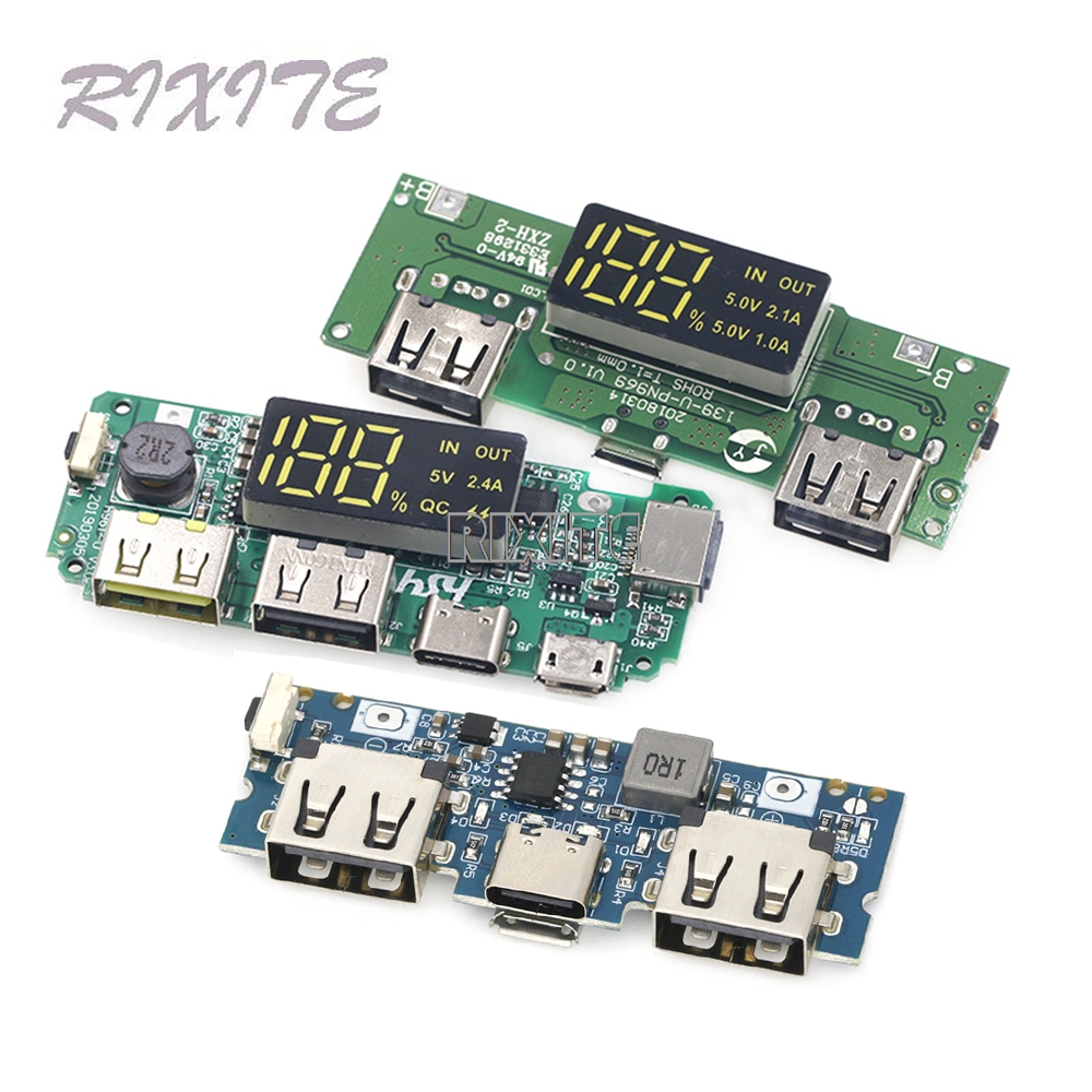 Modular Power Supply - لوحة شاحن بطارية ليثيوم LED مزدوج
