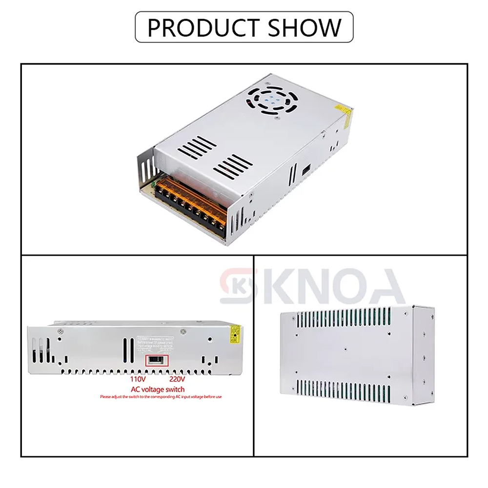 محول طاقة تبديلي 360 واط 400 و - مراجعة Smps Power Supply وسعره