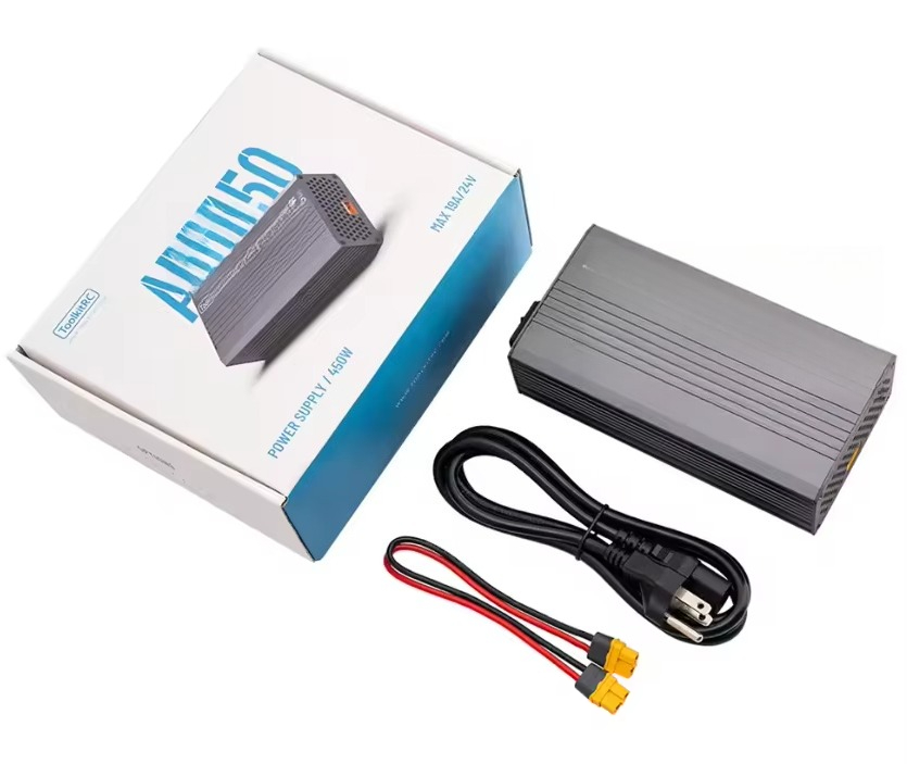 محول طاقة ToolkitRC ADP450 بقو - مراجعة Ac Power Supply وسعره
