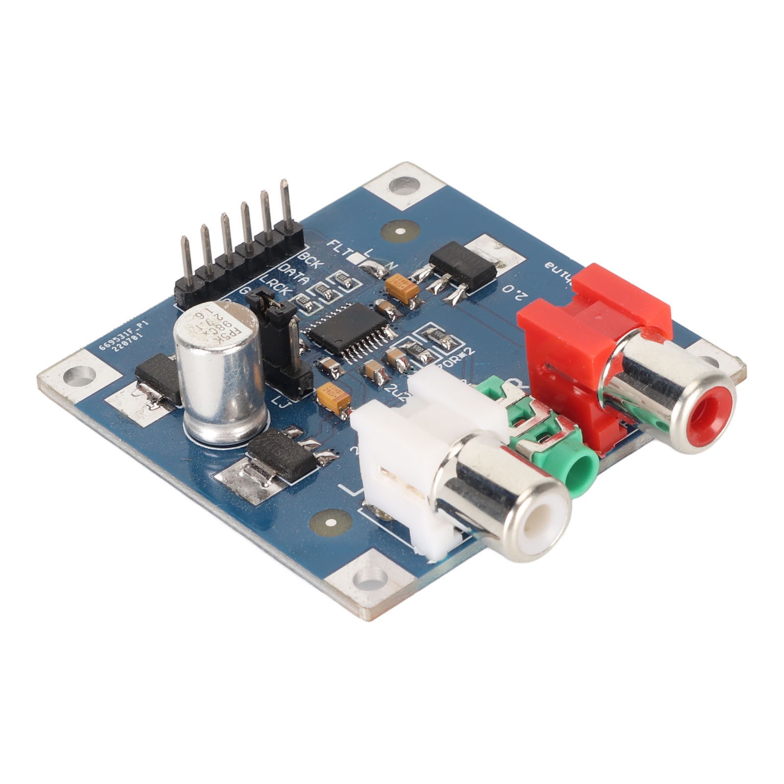 لوحة فك تشفير DAC مع مدخل I2S  - مراجعة Modular Power Supply وسعره