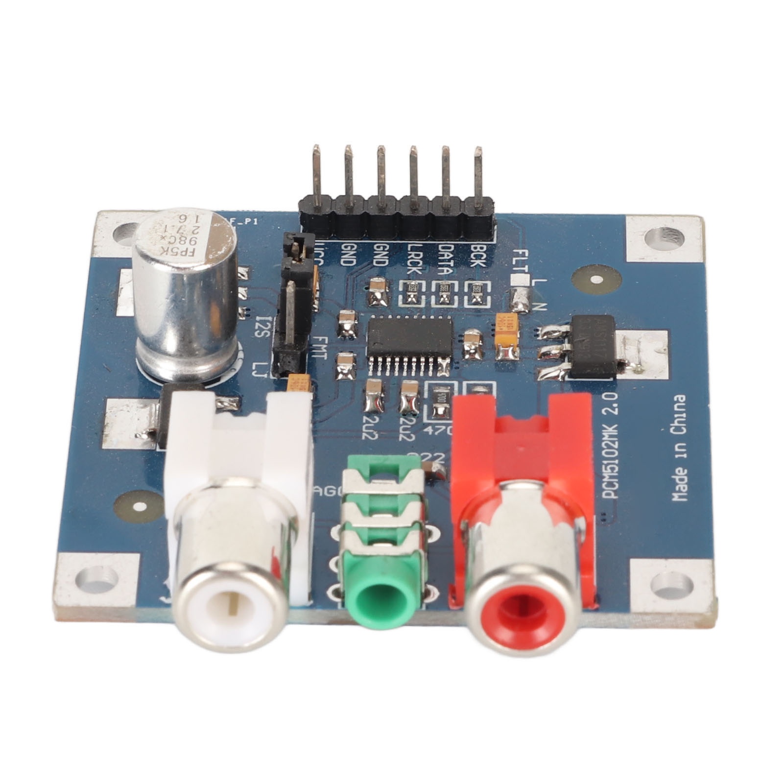 لوحة فك تشفير DAC مع مدخل I2S  - مراجعة Modular Power Supply وسعره