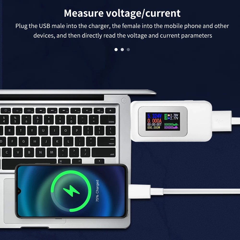 10 في 1 USB تستر تيار مستمر ال - مراجعة Power Supply Tester وسعره